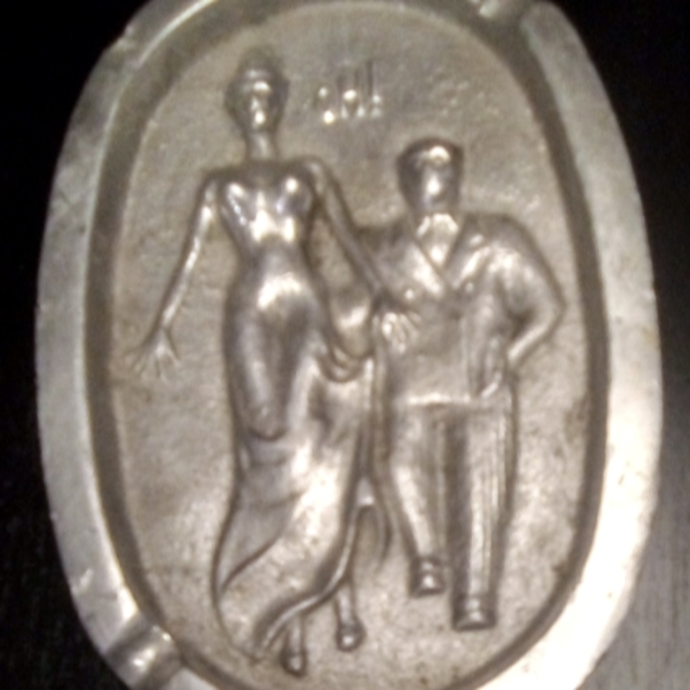 Vintage Pewter Ashtray